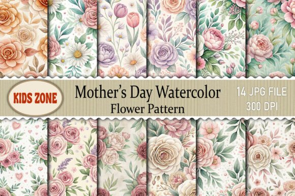 Celebrate with Heart: The Ultimate Guide to Using Mother's Day Watercolor Flower Patterns
