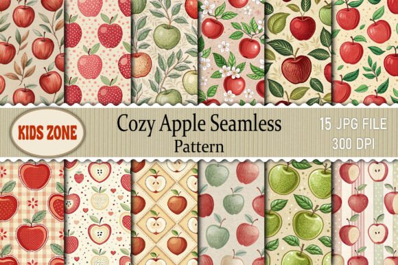 Cozy Apple Seamless Pattern: A Designer's Guide