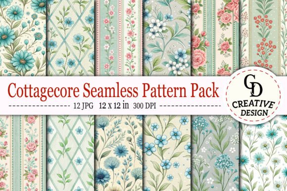 Embracing the Aesthetic: A Comprehensive Guide to the Cottagecore Seamless Pattern Pack