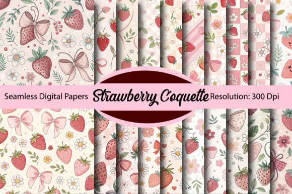 Evaluating STRAWBERRY COQUETTE Digital Paper for Professional and Personal Design Projects
