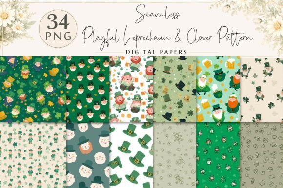 Evaluating the Playful Leprechaun Clover Pattern for Commercial and Creative Projects