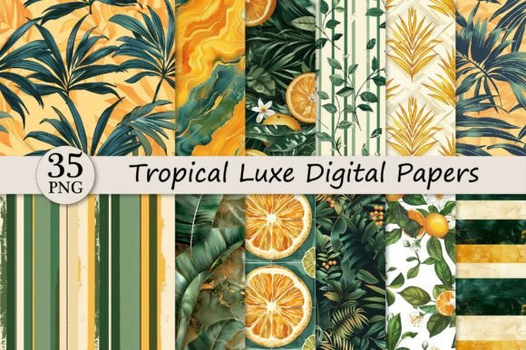 Evaluating the Practical Value of Tropical Luxe Digital Papers for Creative Projects
