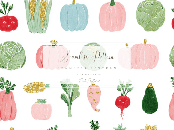 Evaluating the Vegetable Seamless Pattern PNG for Kids in Modern Design Projects