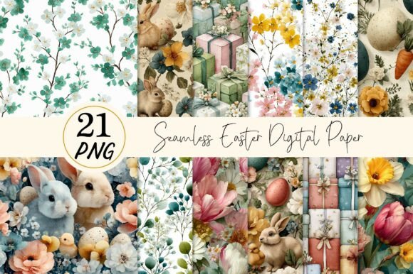 Seamless Easter Digital Paper: The Ultimate Resource for Professional Holiday Designs