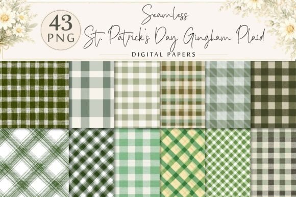 St. Patrick's Day Gingham Plaid Pattern Guide