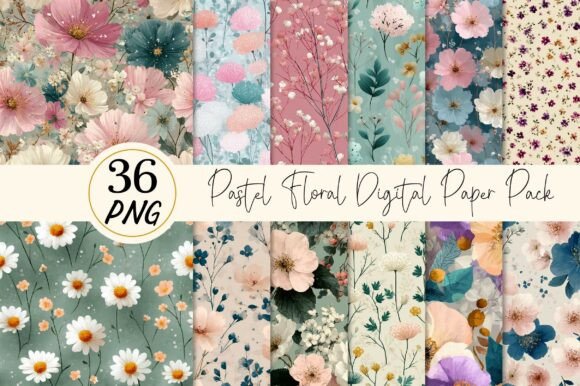 Unlocking the Full Potential of Your Pastel Floral Digital Paper Pack