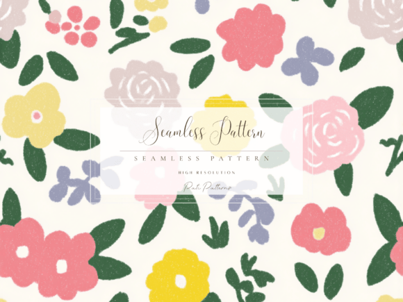 Vintage Floral Seamless Pattern PNG for Creators